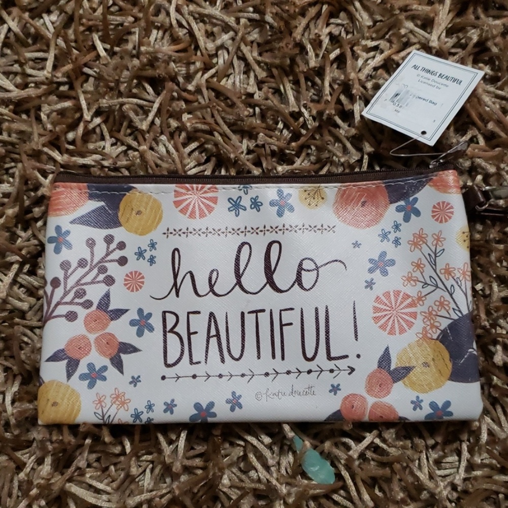 Brownlow cosmetics bag NWT